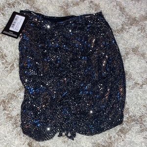 Black Shimer Skirt BRAND NEW